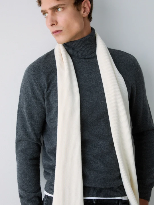 Zdjęcie produktu Liu Jo Wool And Cashmere Scarf biały