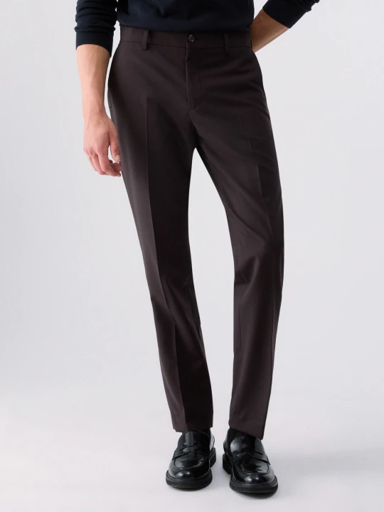 Zdjęcie produktu Liu Jo Wool Blend Chino Pants brązowy
