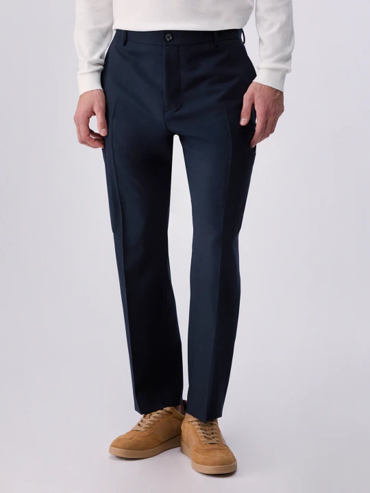 Zdjęcie produktu Liu Jo Wool-blend Worker Trousers Dark Blue