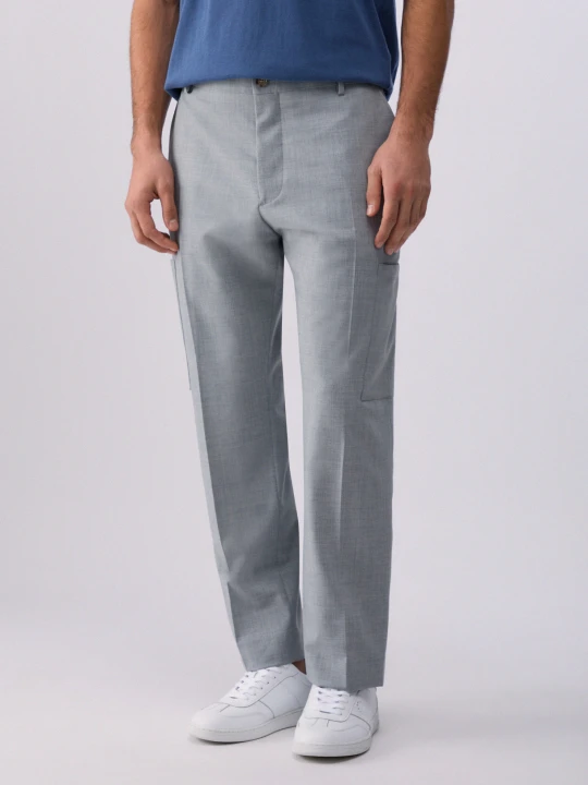 Zdjęcie produktu Liu Jo Wool-blend Worker Trousers