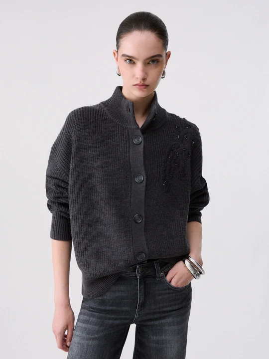 Zdjęcie produktu Liu Jo Cardigan In Wool With Embroidery