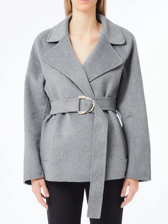 Zdjęcie produktu Liu Jo Wool Coat With Belt szary