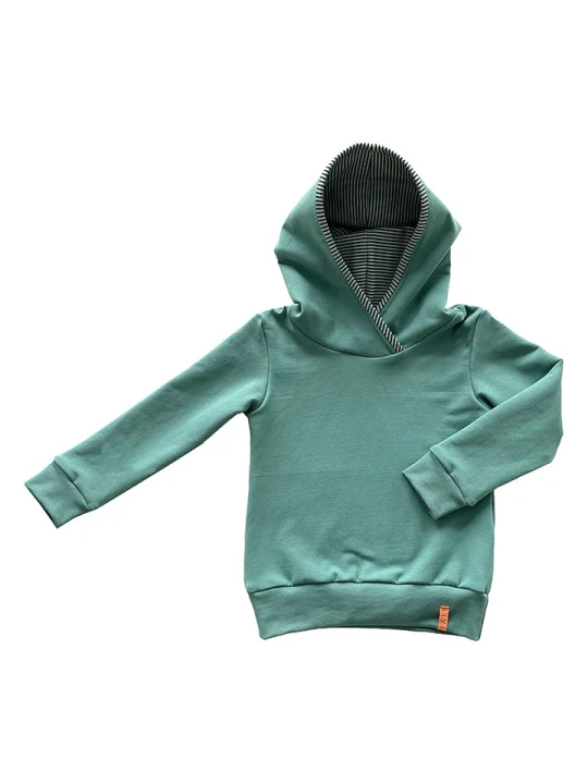 Zdjęcie produktu LiVi Bluza "Hoodie" w kolorze zielonym rozmiar: 104/110