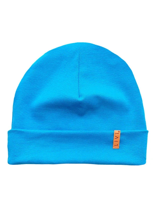 Zdjęcie produktu LiVi Czapka beanie "Heaven" w kolorze błękitnym rozmiar: 48-52 cm