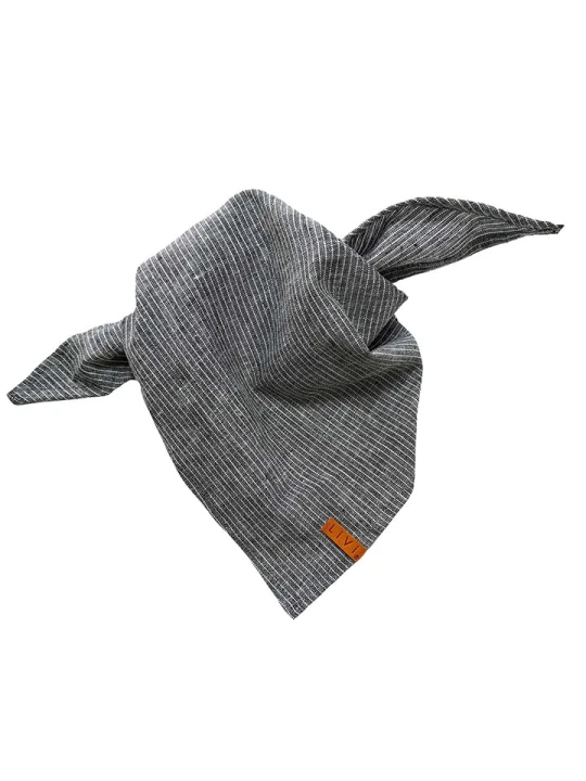 Zdjęcie produktu LiVi Lniana chusta w kolorze antracytowym rozmiar: onesize