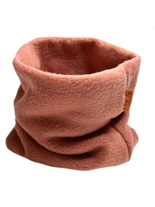 Zdjęcie produktu LiVi Polarowy szal-koło w kolorze brązowym - 50 x 24 cm rozmiar: onesize