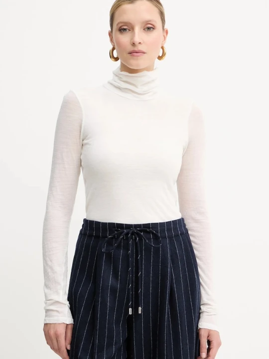 Zdjęcie produktu Liviana Conti longsleeve wełniany beżowy