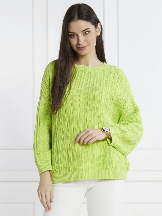 Zdjęcie produktu Liviana Conti Sweter MAGLIA | Regular Fit limonkowy