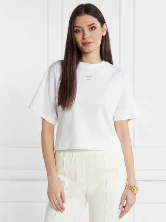 Zdjęcie produktu Liviana Conti T-shirt | Cropped Fit biały