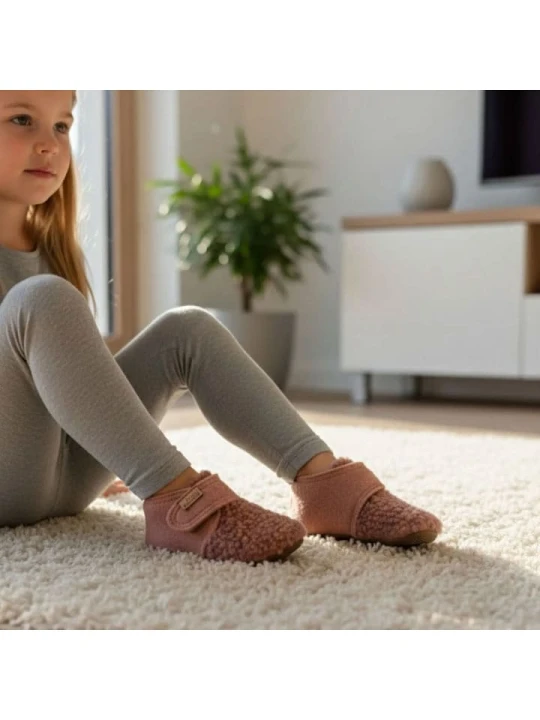 Zdjęcie produktu Living Kitzbühel Kapcie "Teddy" w kolorze pomarańczowym rozmiar: 28
