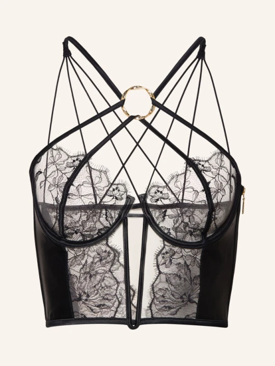 Zdjęcie produktu Livy Biustonosz Bustier Dahlia Street Z Wycięciami I Jedwabiem schwarz