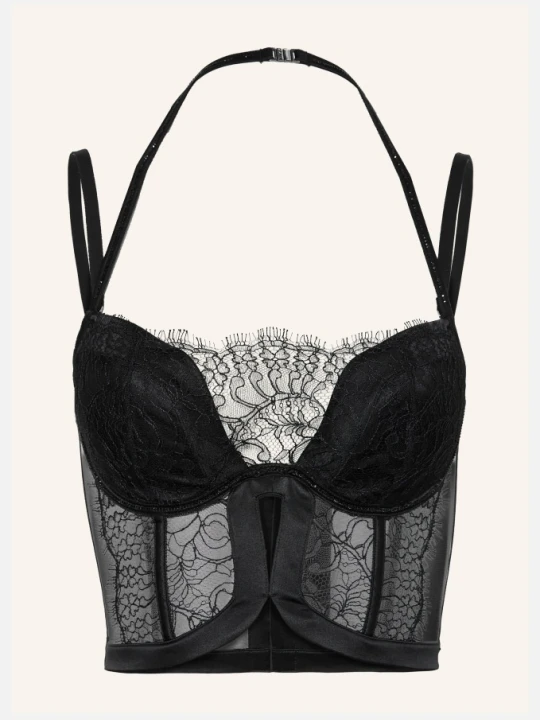 Zdjęcie produktu Livy Gorset Burning Desire Z Kamieniami Jubilerskimi schwarz CZARNY
