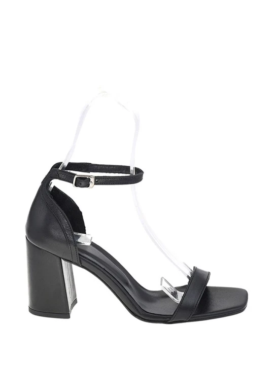 Zdjęcie produktu Lizza Shoes Skórzane sandały w kolorze czarnym rozmiar: 38