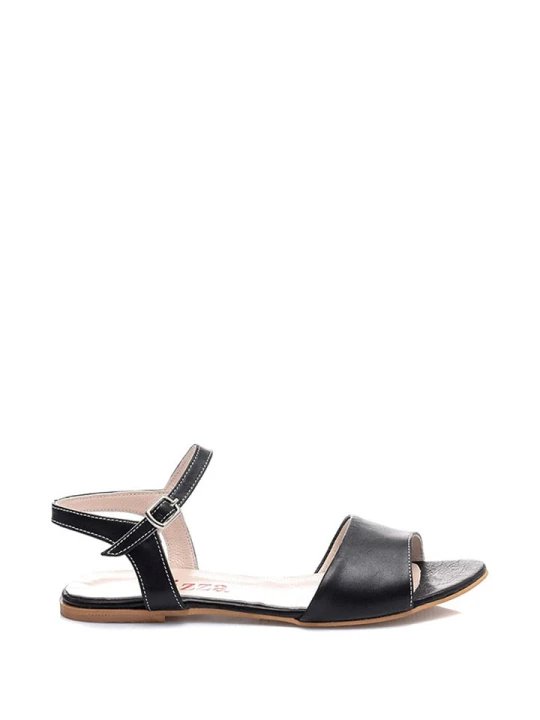 Zdjęcie produktu Lizza Shoes Skórzane sandały w kolorze czarnym rozmiar: 42