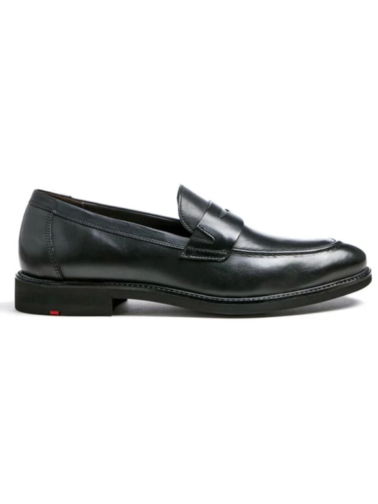 Zdjęcie produktu LLOYD Skórzane slippersy "Reynold" w kolorze czarnym rozmiar: 38