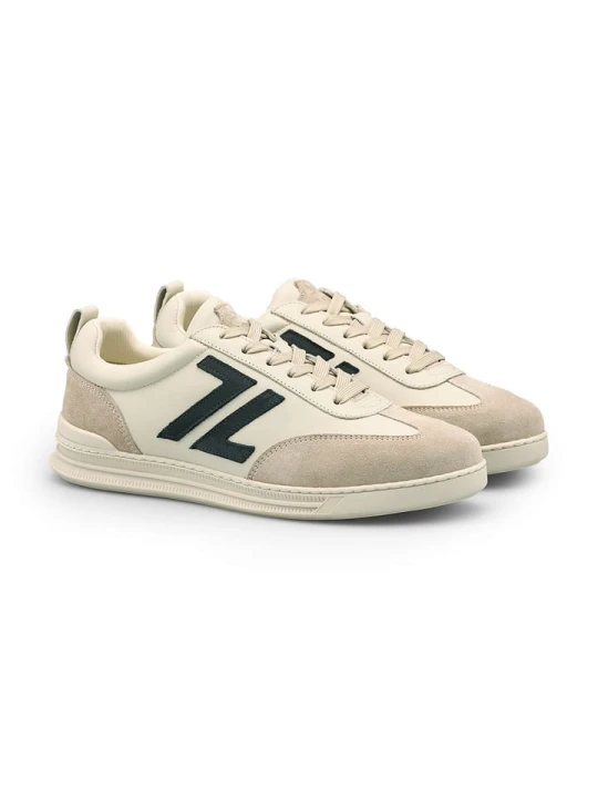 Zdjęcie produktu LLOYD Skórzane sneakersy w kolorze beżowo-czarnym rozmiar: 42