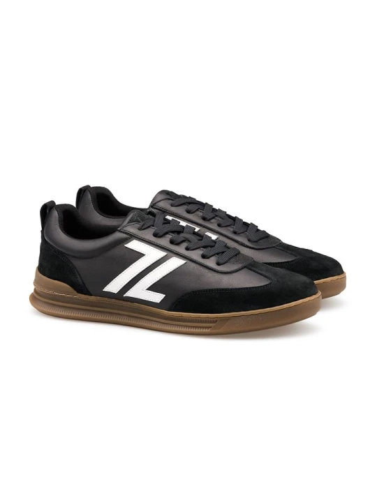 Zdjęcie produktu LLOYD Skórzane sneakersy w kolorze czarno-białym rozmiar: 45