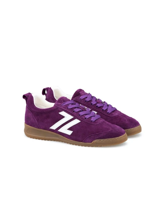 Zdjęcie produktu LLOYD Skórzane sneakersy w kolorze fioletowo-białym rozmiar: 38