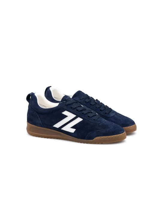 Zdjęcie produktu LLOYD Skórzane sneakersy w kolorze granatowo-białym rozmiar: 37