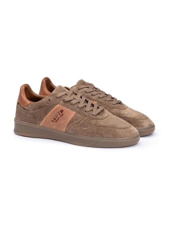 Zdjęcie produktu LLOYD Skórzane sneakersy w kolorze jasnobrązowo-brązowym rozmiar: 43
