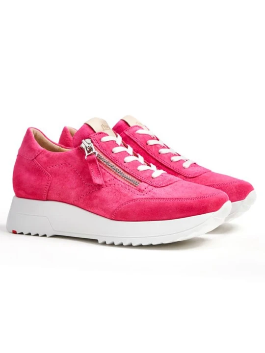 Zdjęcie produktu LLOYD Skórzane sneakersy w kolorze różowym rozmiar: 40