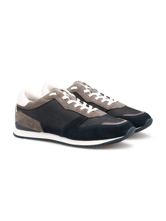Zdjęcie produktu LLOYD Skórzane sneakersy w kolorze szarobrązowo-granatowym rozmiar: 42