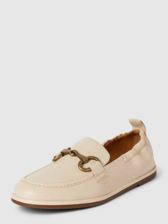 Zdjęcie produktu Loafers z naturalnej skóry model „ALVA” Marc O'Polo Piaskowy