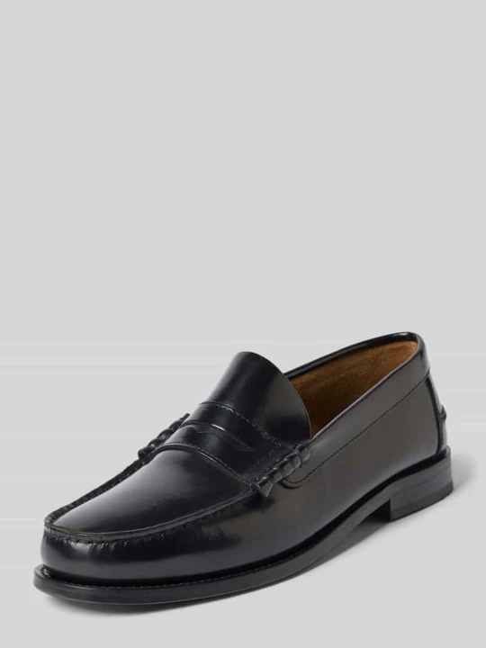 Zdjęcie produktu Loafers ze skóry model 'Hunter' Henry Stevens Czarny