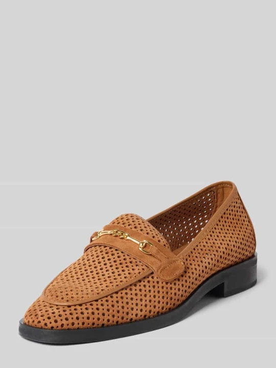Zdjęcie produktu Loafers ze skóry model 'Nafisa' Steve Madden Camel