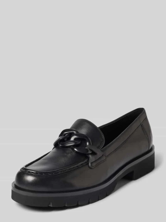 Zdjęcie produktu Loafers ze skóry z profilowaną podeszwą HÖGL Czarny