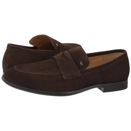 Zdjęcie produktu Loafersy Brązowe 10196-62 (WO356-a) Wojas