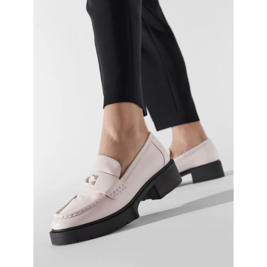 Zdjęcie produktu Loafersy Coach Leah CB990 Beżowy
