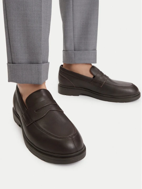 Zdjęcie produktu Loafersy Geox U Spherica Ec1 B U66CJC 00047 C6009 Brązowy ciemny