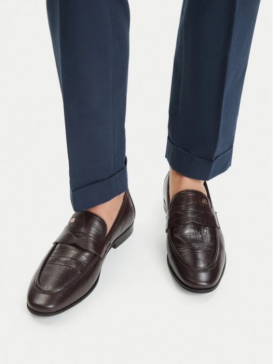 Zdjęcie produktu Loafersy GINO ROSSI EO-GIOVANNI-02 Brązowy ciemny