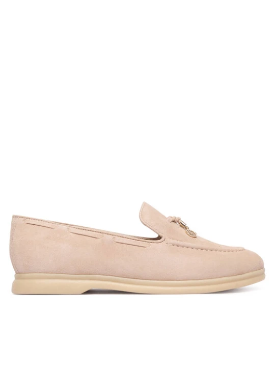 Zdjęcie produktu Loafersy Guess Aryanai FLTNAI SUE14 Beżowy jasny