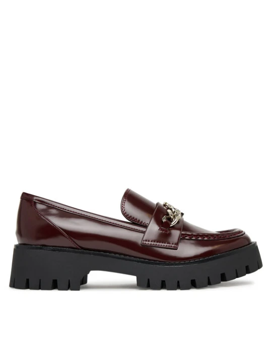 Zdjęcie produktu Loafersy Guess FLPALR ELE14 Bordowy