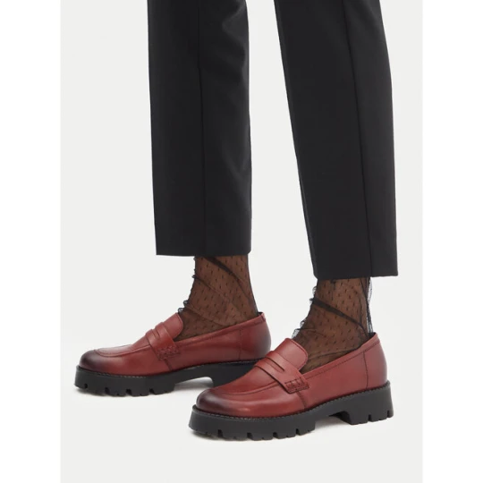 Zdjęcie produktu Loafersy Lasocki CEO-WI16-780-03 Bordowy