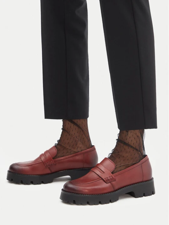 Zdjęcie produktu Loafersy Lasocki CEO-WI16-780-03 Bordowy