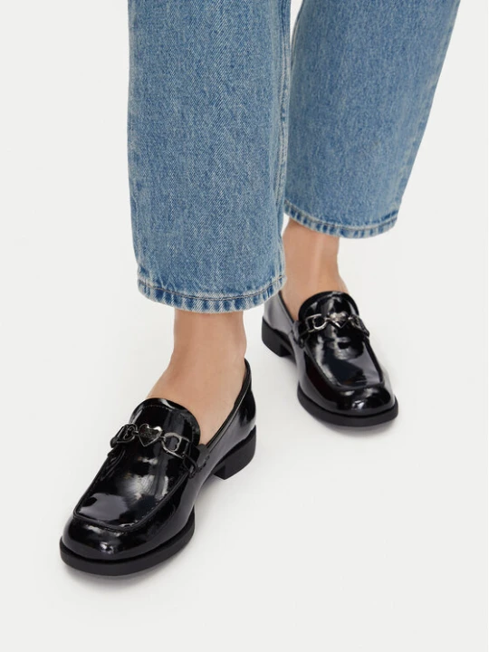Zdjęcie produktu Loafersy LOVE MOSCHINO JA10012G1MIH000B Czarny