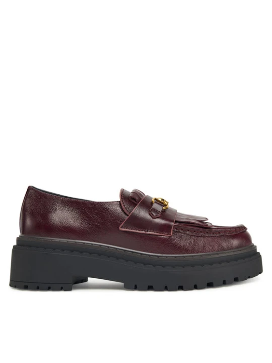 Zdjęcie produktu Loafersy Nokwol Perry Bordowy