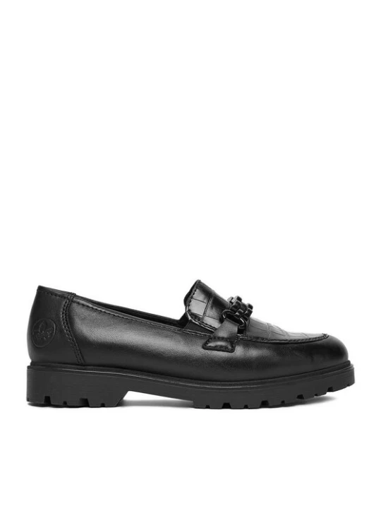 Zdjęcie produktu Loafersy Rieker 45561-01 Czarny