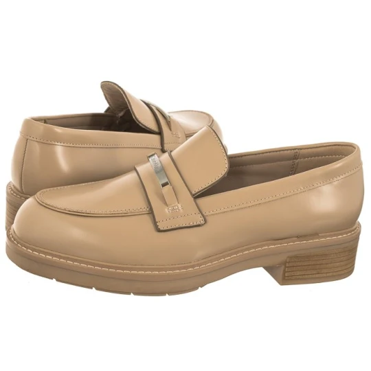 Zdjęcie produktu Loafersy Rubber Sole Loafer W / HW Ck Nude HW0HW01791 AB2 (CK312-b) Calvin Klein