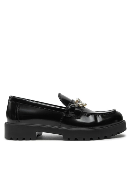 Zdjęcie produktu Loafersy Tory Burch Embellished Classic Lug Loafer 165828 Czarny