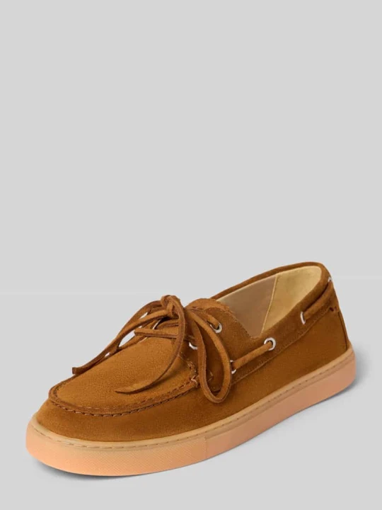 Zdjęcie produktu Loafersy z czystego nubuku bydlęcego Model 'KARA 1B' Marc O'Polo Koniakowy
