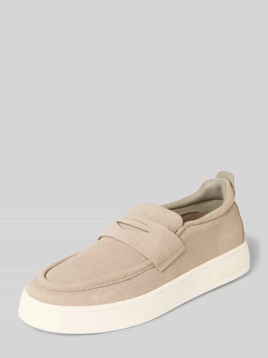 Zdjęcie produktu Loafersy z Naturalna skóra Model 'London' Armani Exchange Beżowy
