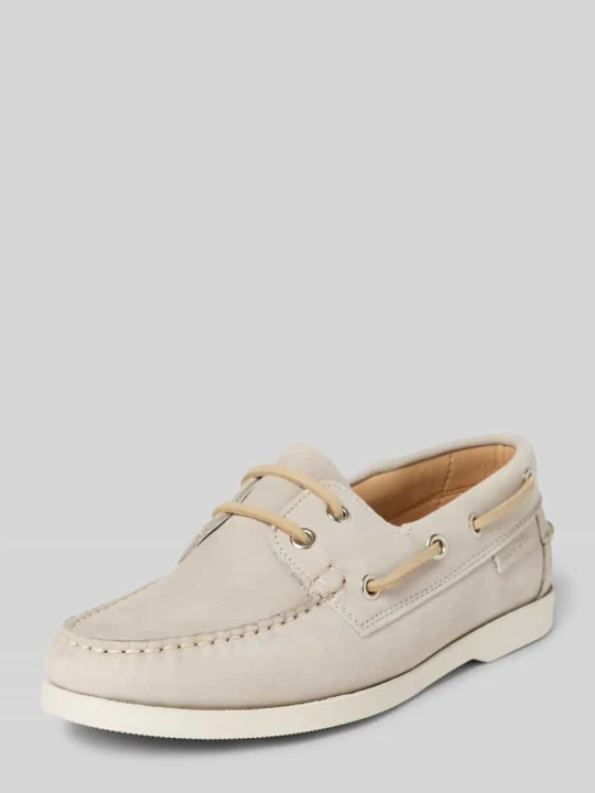 Zdjęcie produktu Loafersy z naturalnej skóry bydlęcej model 'NADJA 1C' Marc O'Polo Złamany biały