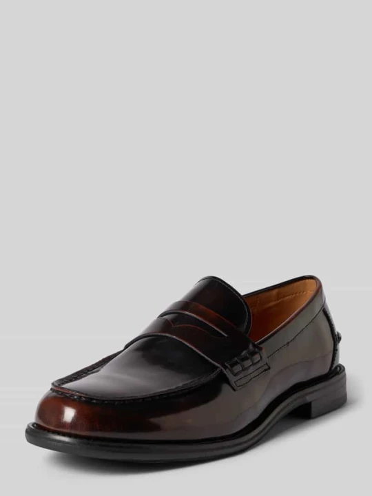 Zdjęcie produktu Loafersy z naturalnej skóry bydlęcej model 'STEVEN' Vagabond Ciemnobrązowy