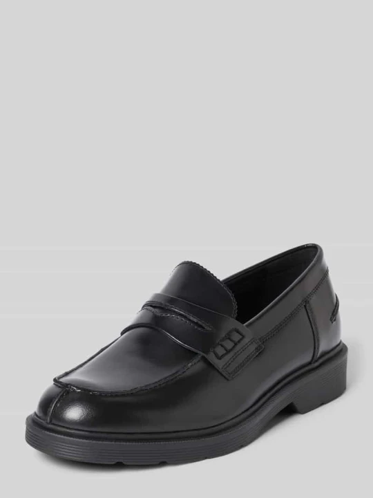 Zdjęcie produktu Loafersy z naturalnej skóry Jack&Jones Czarny