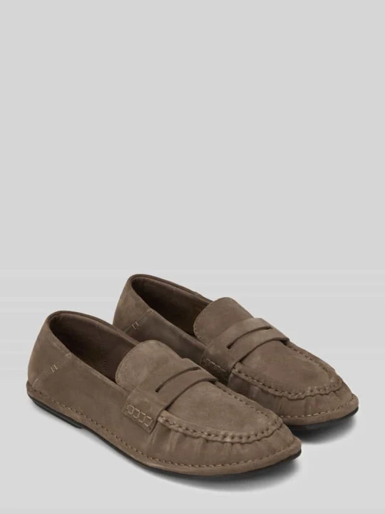 Zdjęcie produktu Loafersy z naturalnej skóry Marc O'Polo Jasnobrązowy