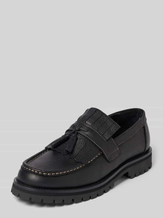 Zdjęcie produktu Loafersy z naturalnej skóry model 'HOLGER' Selected Czarny